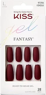 Kiss Gel Fantasy Nails Long Coffin KGN26C