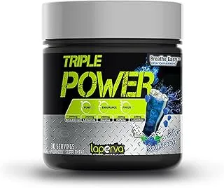 Laperva pre workout powder | Triple Power Pre Workout (Blue Raspberry, 30 servings)