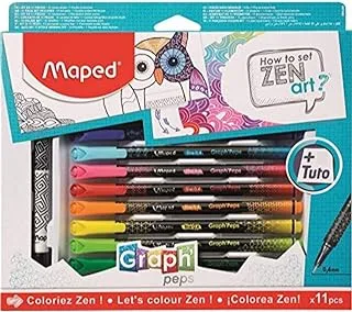 Maped How To Set Fine Point Marker Kit - Zen Art