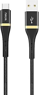 WIWU Elite Data Cable ED-101 2.4A USB To Type-C, Black - 2m