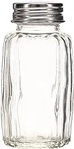 Metaltex 264310 Glass Salt Shaker/Stainless Steel Display Stand