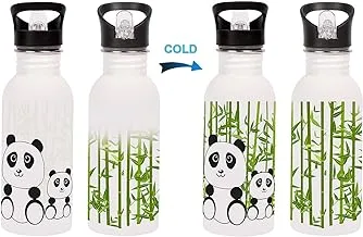 Knack PANDA COLOR CHANGING MAGIC BOTTLE 600 ML, Black