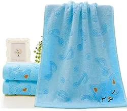 Sunbaby Kids Bamboo Towels - Blue, Set Of 2