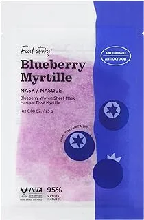 Soo’Ae New York. Antioxidant Rich Face Sheet Mask. Made in Korea. Food Story- Blueberry