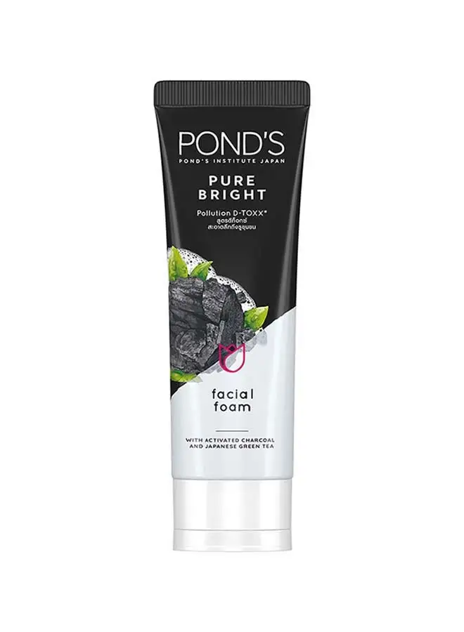 Pond's Pure Bright Face Cleanser With Foam For Hydrated Skin 100grams