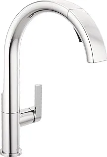 Delta Faucet Keele Pull Down Kitchen Faucet Chrome, Chrome Kitchen Faucets with Pull Down Sprayer, Kitchen Sink Faucet, Faucet for Kitchen Sink with Magnetic Docking Spray Head, Chrome 19824LF