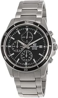 Casio Edifice Men's Black Dial Stainless Steel Chronograph Watch - EFR-526D-1AVUDF