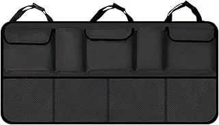 Sulfar Car Backseat Trunk Organizer, Trunk Organizers Backseat Storage For Car,Truck, Suv, Van Organizers Back Seat Mesh Pockets