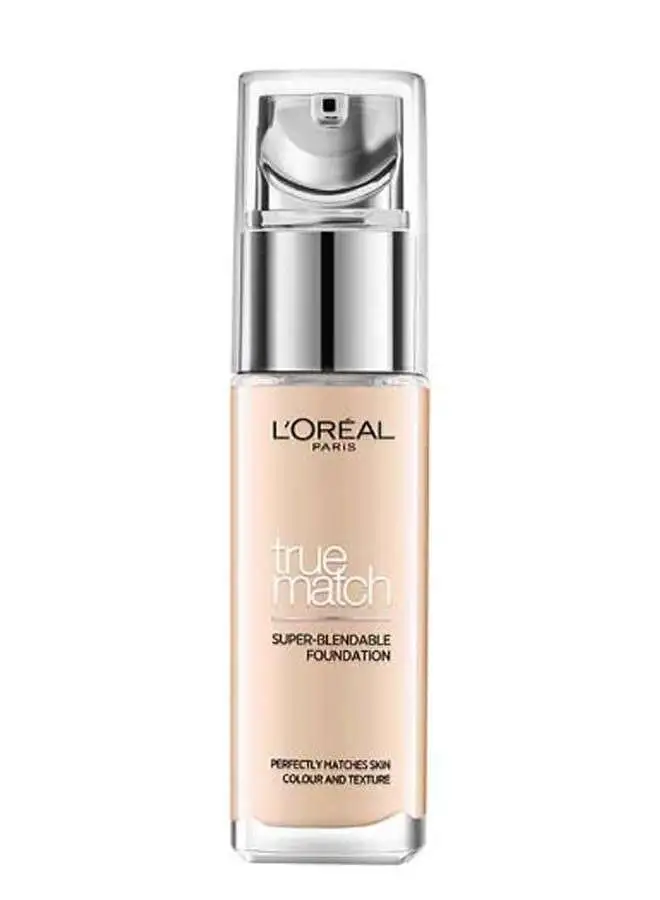 L'OREAL PARIS True Match Liquid Foundation 1.N Neutral Undertone