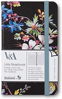 إذا كانت مجلة V & A Bookaroo Kilburn Black Floral A6 Journal