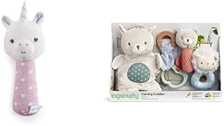 Shimmy™ Handheld Rattle+Ingenuity Calming Cuddles Gift Set