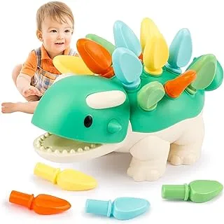 Mumoo Bear Baby Toys Sensory Toys Age 6 9 12 18 Months, Toddler Toys Fine Motor Skills Developmental Toys Montessori Dinosaur Toys Educational Sorting Game Toys Gifts