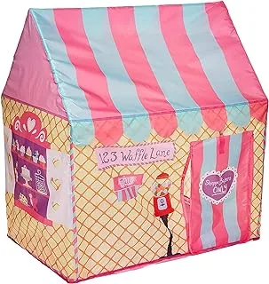 Mumoobear Kids Play Tent Girls Pink Princess Castle مسرح محمول للعب في الهواء الطلق خيام حفلات للأطفال