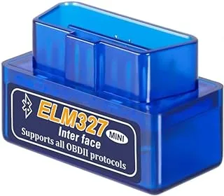 Sulfar Super Mini ELM327 Bluetooth Torque V2.1 OBDII/OBD-II/OBD2 Protocols Car Auto Diagnostic Scan Tool ELM 327 - Android -BLUE