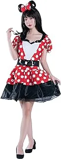 Disguise Women's Disney Glam Minnie Mouse Costume, Multi-colored, One size