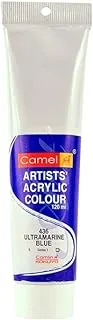 Camlin Kokuyo Artist Acrylic Colour Tubes 120ml Ultramarine Blue 436