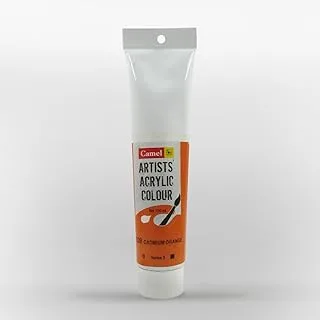 Camel Series 3 Artist Acrylic Paint 120 ml, 039 Cadmium Orange