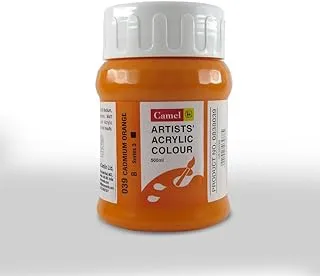 Camel artist acrylic colors 500ml series 3 039 cadmium orange hue