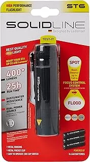 Ledlenser Solidline ST6 Blister Flashlight, Black,502211