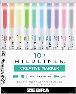 Zebra Pen Highlighter Set, 10 Count (Pack Of 1), 78101