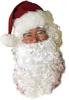 Rubie's Men's Value Santa Beard and Wig Set, As Shown, One size