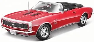 Maisto 1:18 Scale 1967 Chevy Camaro SS 396 Convertible Diecast Vehicle (Colors May Vary)