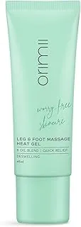 Orimii Leg & Foot Massage Heat Therapy Gel | Relieves Pregnancy Foot Ache & Swelling | 45ml