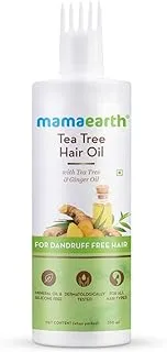 Mamaearth Tea Tree Anti Dandruff Hair Oil with Tea tree oil & Ginger for Dandruff-Free Hair - 250 ml