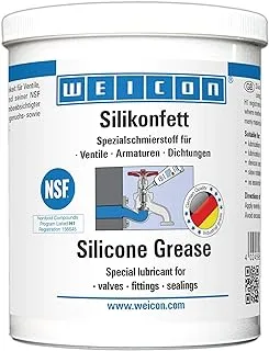 WEICON Silicone Grease | 450 g | lubricant for valves, fittings and seals