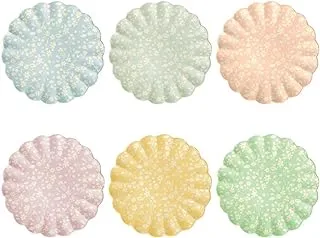 Meri Meri Floral Large Bamboo Plates - 6 Colours