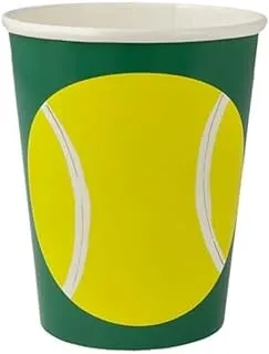 Meri Meri Tennis Cups 9oz - Pack Of 8