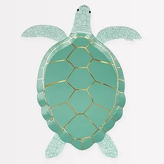 Meri Meri Turtle Plates Pack Of 8