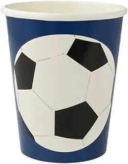 Meri Meri Soccer Cups 9oz Pack Of 8