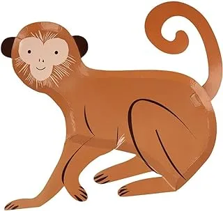 Meri Meri Monkey Plates Pack Of 8