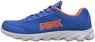 Peak E52507H Running Shoes for Men, Size E42, Blue/Fluorescent Orange