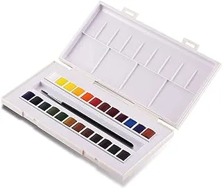 SENNELIER, La Petite Aquarelle Watercolor Sets, 24-Color Half Pan Set, Multicolor