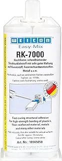 WEICON Easy-Mix RK-7000 Structural Acrylic Adhesive 50 g for plastics, metal, ceramics