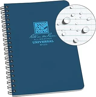 Rite in the Rain Weatherproof Side Spiral Notebook, 4.875