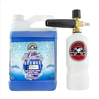 Chemical Guys EQP317 Torq Professional Foam Cannon and Glossworkz Auto Wash، 1 Gal، 128 fl. أوقية ، 1 علبة