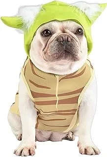 Star Wars Yoda Costume for Dogs, Small (S) | Hooded and Comfortable Green Yoda Dog Costumes for All Dogs | Dog Halloween Star Wars Dog Costume for Small Dogs | See Sizing Chart for More Info