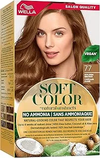 WELLA Soft Color Kit 77 Golden Brown, ‎6.01 X 9.05 X 16.3 cm