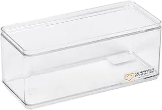 Homesmiths Stationery Box Clear 21 x 9 x 8.8 cm