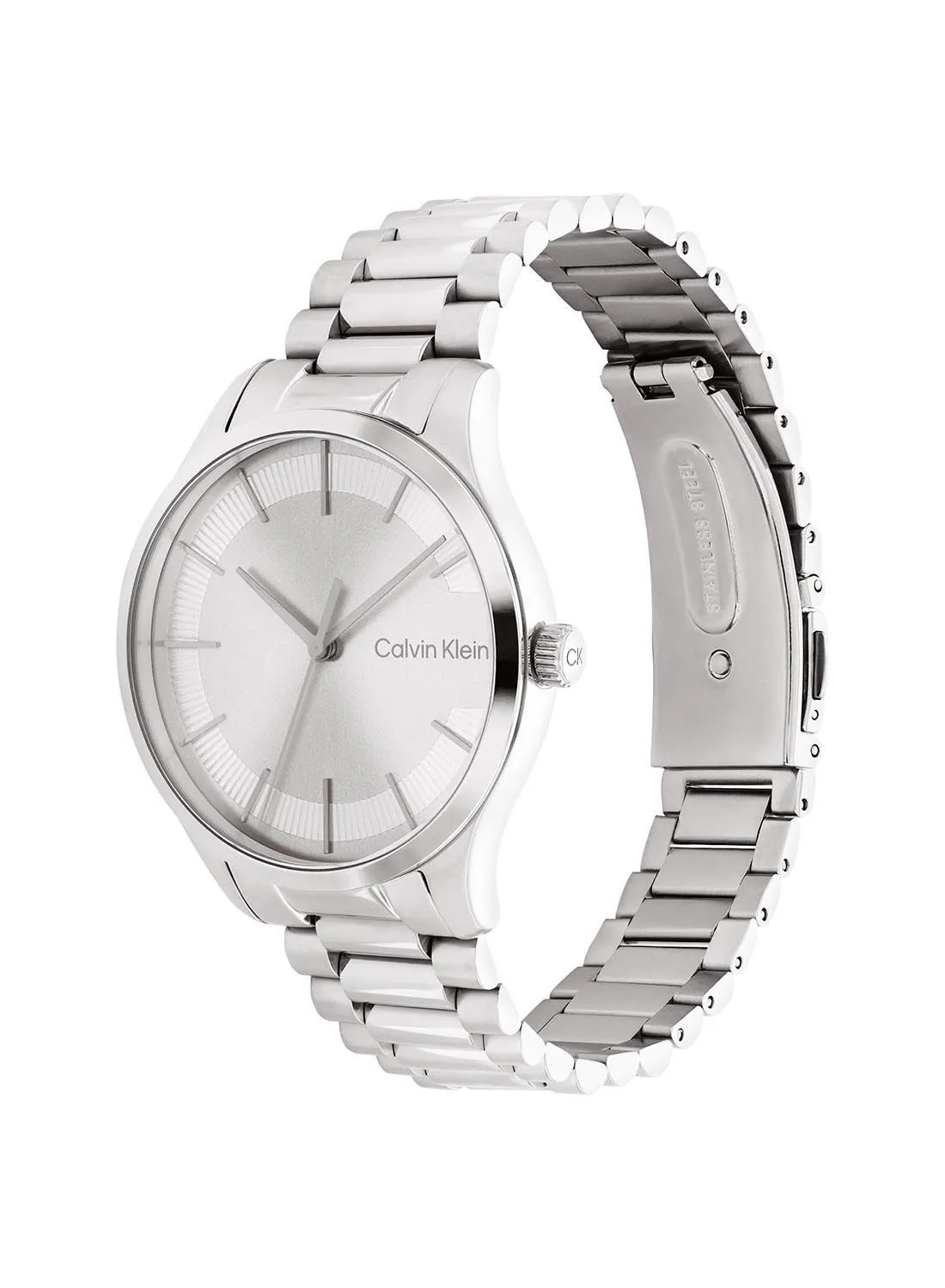 CALVIN KLEIN Analog Round Waterproof  Wrist Watch With Stainless Steel 25200041