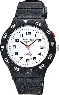 Armitron Sport Unisex Easy to Read Silicone Strap Watch, 25/6443, Black, 25/6443BLK