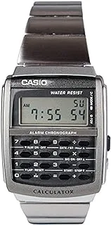 Casio Unisex Digital Dial Stainless Steel Band Watch