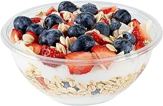 Restaurantware Rwp0203C Salad Bowl - Pet Plastic Clear 7.4 Ounce Durable & Recyclable 200Ct Box