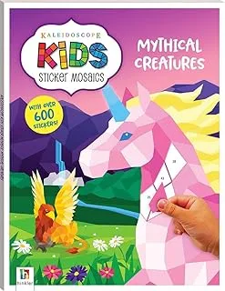 Hinkler Books Hinkler Kaleidoscope Kids Sticker Mosaics Mythical Creatures