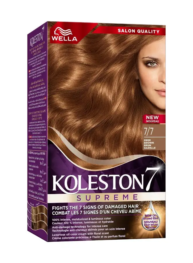 WELLA Koleston Supreme Hair Color 7/7 Deer Brown