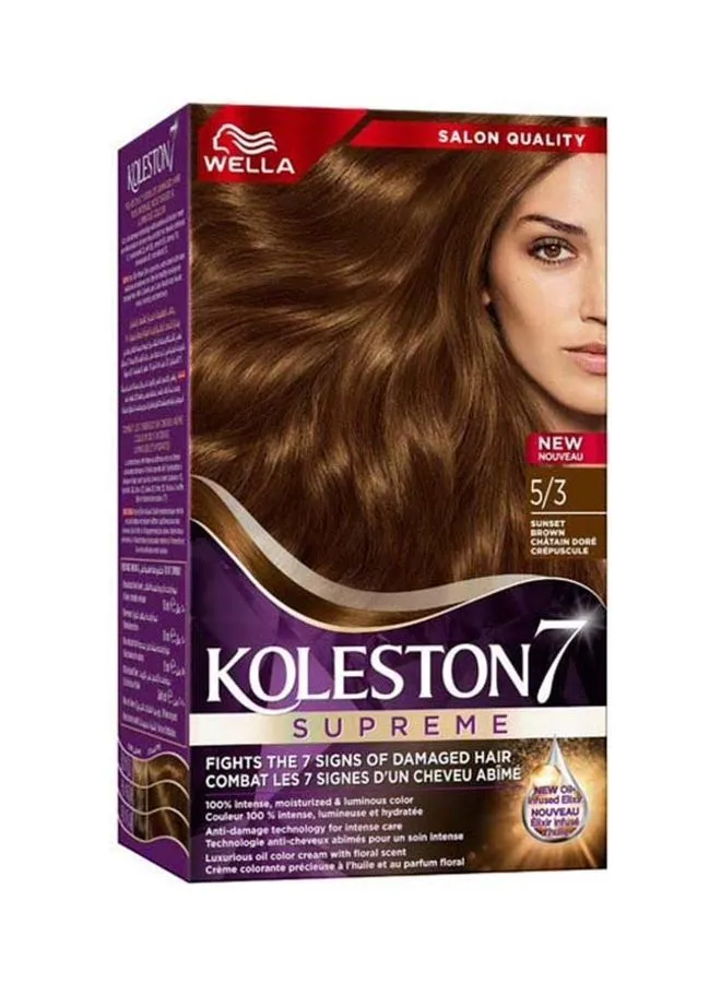 WELLA Koleston Supreme Hair Color 5/3 Sunset Brown