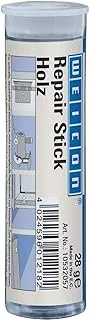 WEICON Repair Stick Wood | 56 g | 2-component Special Adhesive Epoxy Resin For permanent and residual elastic, non-shrinking repairs on wood